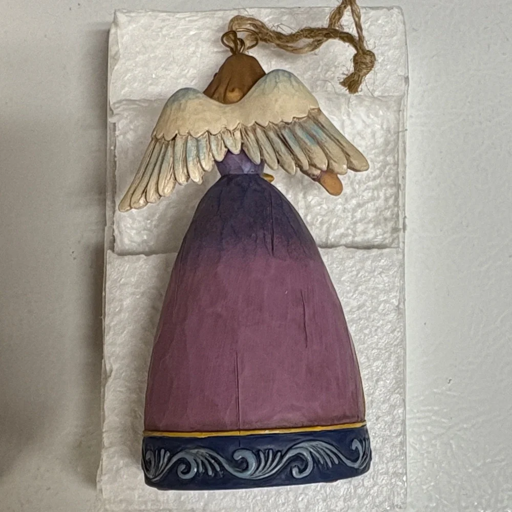 Jim Shore Heartwood Creek Angel Ornament with Nativity Scene - Picture 7 of 7